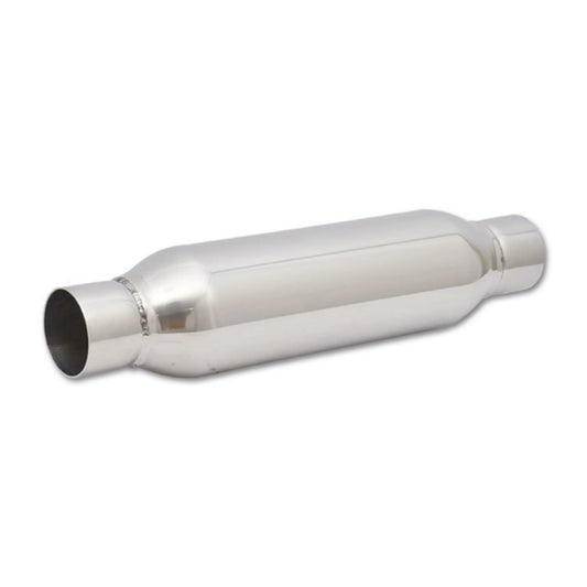 Bottle Style Resonator 2 .5in inlet/outlet x 18in